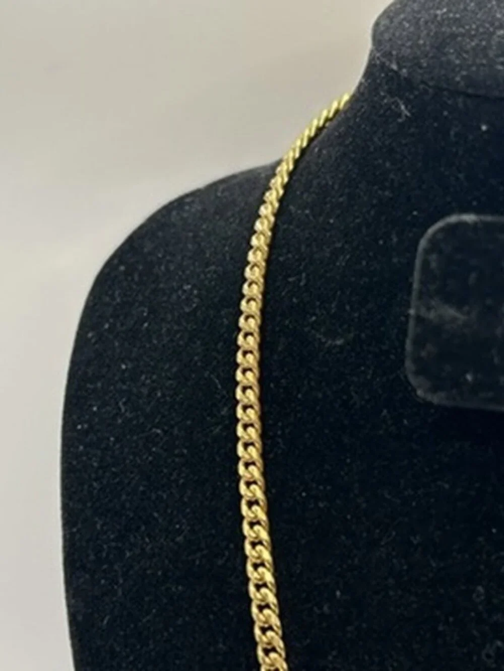 4mm Real Gold Cuban Chain Stainless Steel Plated Waterproof Durable 22 Inch